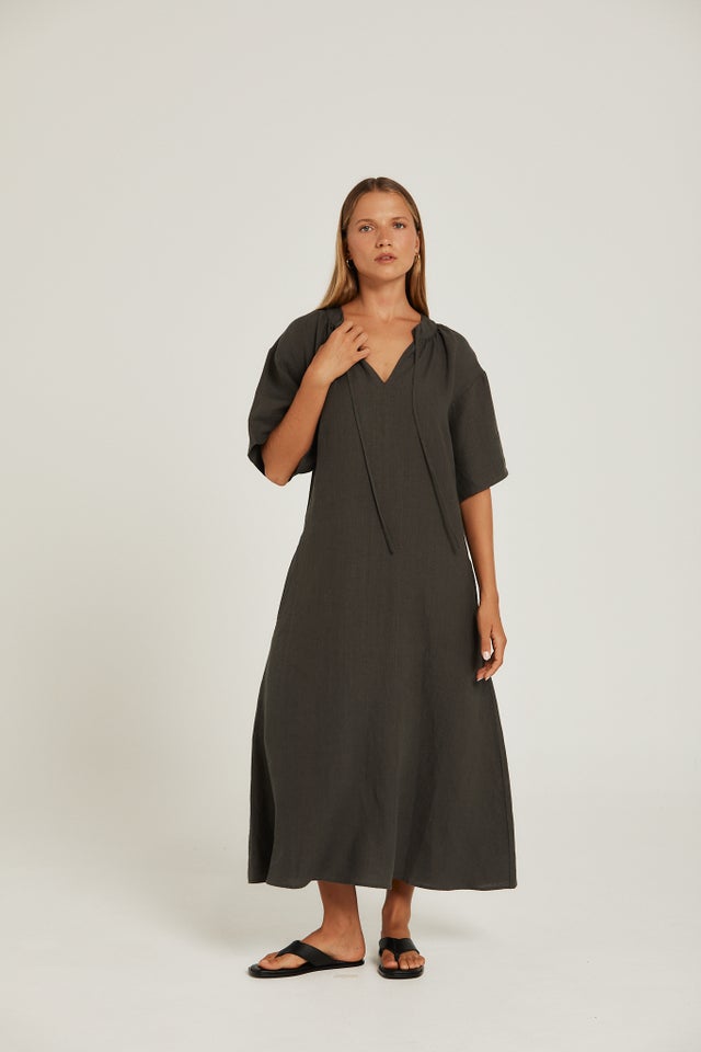 【MAX MARA】UCCIO [ウッチョ] リネン コットン ニット ドレス Maxi | Mara Collective