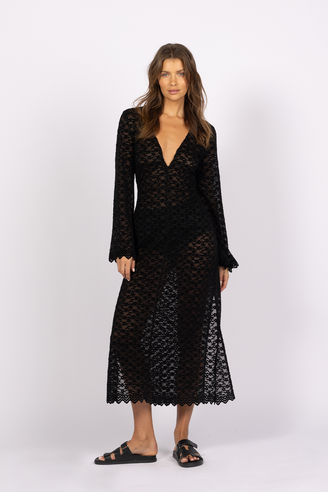 【MAX MARA】UCCIO [ウッチョ] リネン コットン ニット ドレス Maxi | Mara Collective