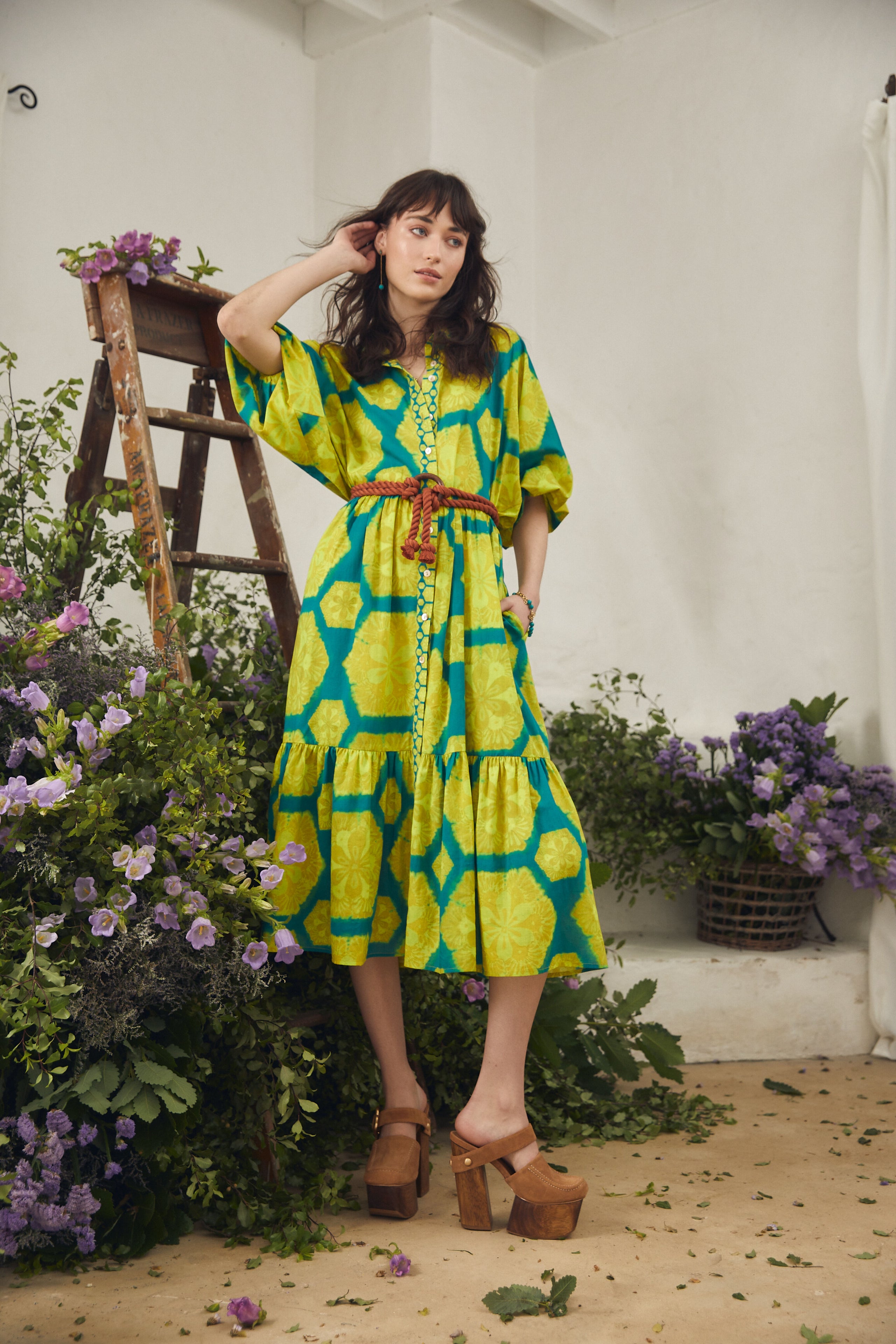 Bohemian traders dress top